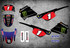 Yamaha Pee Wee 50 sticker kit Ravage graphic Design