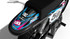 Yamaha PEE WEE 50 sticker kit Duke style custom graphics Rear view