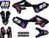 Yamaha YZ 85 sticker kits Australia 2002 2003 models.