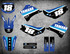 Yamaha TTR 125 graphics kits Australia, image shows TTR 90 2000 2001 2002 2003 2004 2005 2006 2007 model sticker kits Australia.