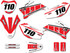 YAMAHA RETRO Style TTR 90 / 110 Sticker Kit