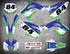 Kawasaki SUBSTANCE Style  KLX 110 Sticker Kit