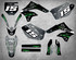 Kawasaki KXF 450 KX 450f graphics Australia. model shows, 2006 2007 2008 sticker kits.