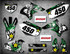 Kawasaki KLX graphics kits Australia. Premium quality kawasaki sticker kits. GRAFFITI style decals.