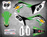 Kawasaki KX 85 graphics kits Australia. Premium quality kawasaki sticker kits. SHIFTER style decals.