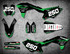 Kawasaki KX 125 graphics kits Australia. Premium quality kawasaki sticker kits. AIRO style decals. FREE SHIPPING.