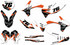 KTM-SXF 250 2011-2012 sticker kits Suspect style graphics