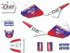 PW-80 mx graphics stickers Mischief style motoxart