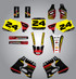 Honda 125cc + Factory Style full Sticker Kit