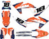 KTM SX 250 Decals Australia Brixton Style