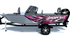 Custom Boat wrap pink