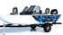 Ghost Ship Blue Standard Series Boat Half Wrap – 3M Marine Graphics Kit
