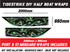Sea Serpent Green Standard Series Boat Half Wrap – 3M Marine Graphics Kit