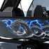 Sea Serpent Blue Standard Series Boat Half Wrap – 3M Marine Graphics Kit