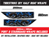 Sea Serpent Blue Standard Series Boat Half Wrap – 3M Marine Graphics Kit