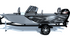 Shadow Strike Black Standard Series Boat Half Wrap – 3M Marine Graphics Kit