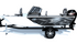 Shadow Strike Black Standard Series Boat Half Wrap – 3M Marine Graphics Kit