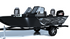 Shadow Strike Black Standard Series Boat Half Wrap – 3M Marine Graphics Kit