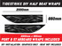 Shadow Strike Black Standard Series Boat Half Wrap – 3M Marine Graphics Kit