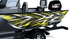Shadow Strike Yellow Standard Series Boat Half Wrap – 3M Marine Graphics Kit
