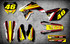 Image RMZ 450 2008 - 2017 mx decals stickers Speeder style MXart