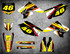 Image RMZ 250 2004 - 2006 mx decals stickers Speeder style MXart