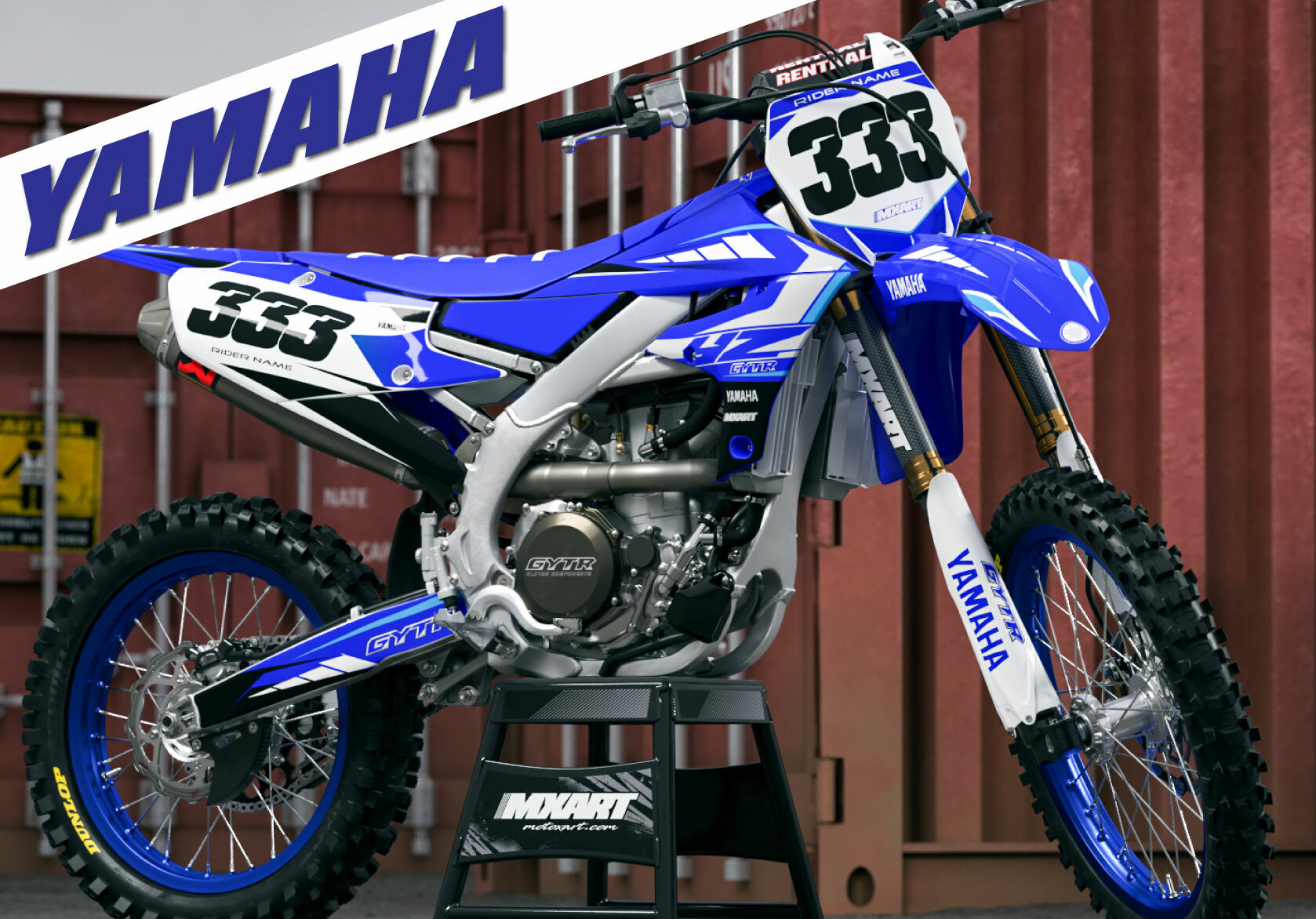 Yamaha custom dirt bike graphics premium quality sticker kits :: Motoxart