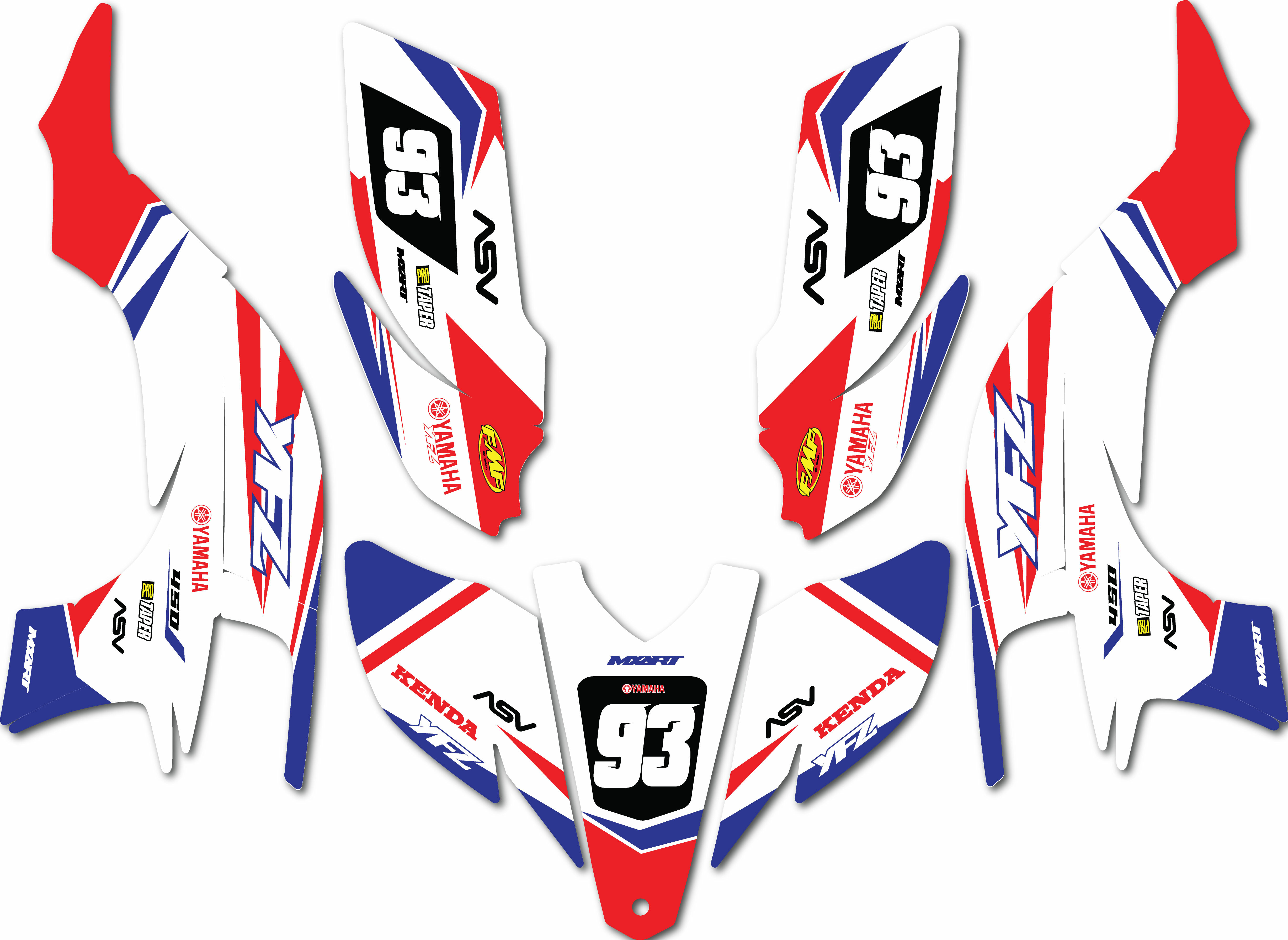 Yamaha ATV sticker kits Full