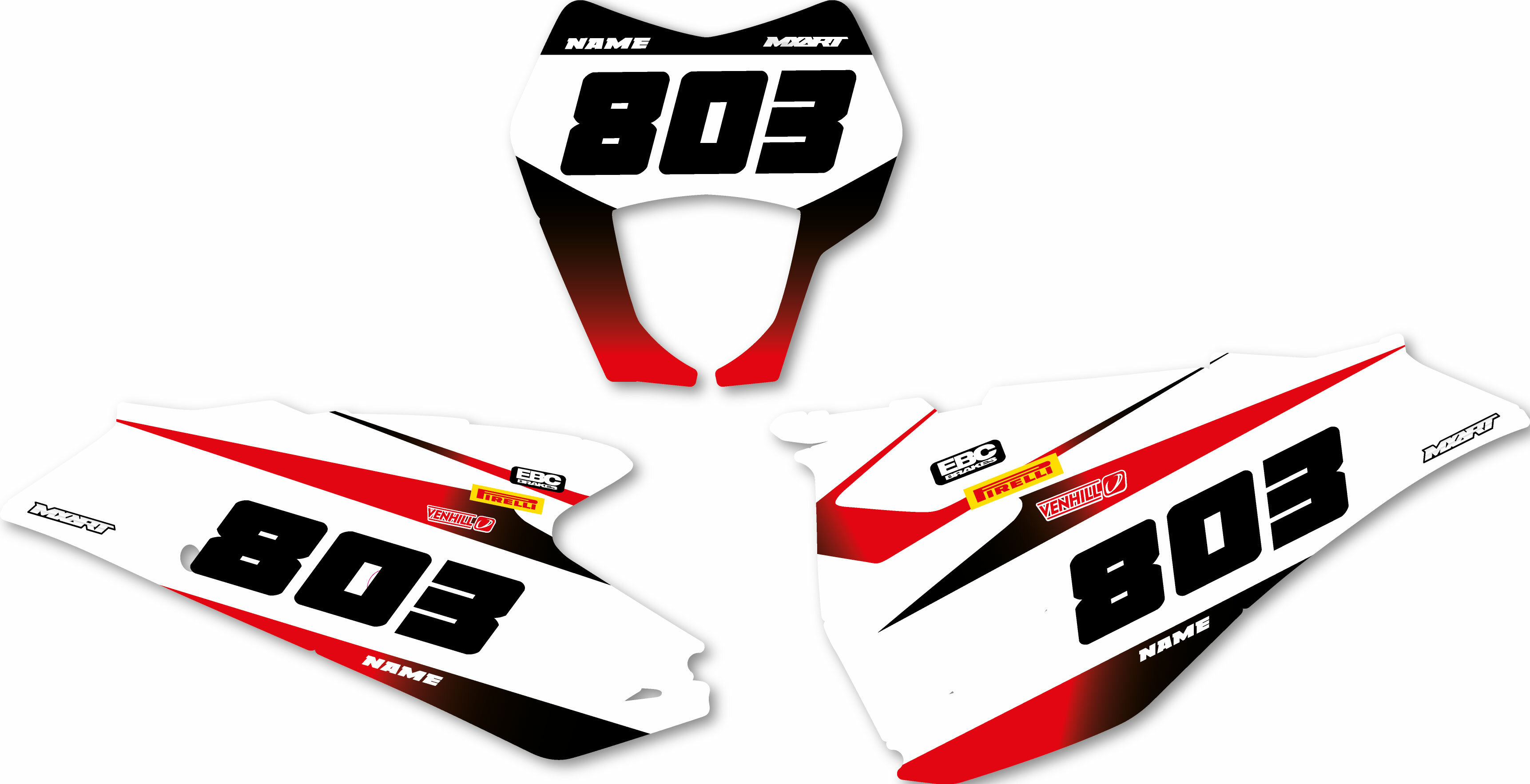 Gas Gas Number Plates