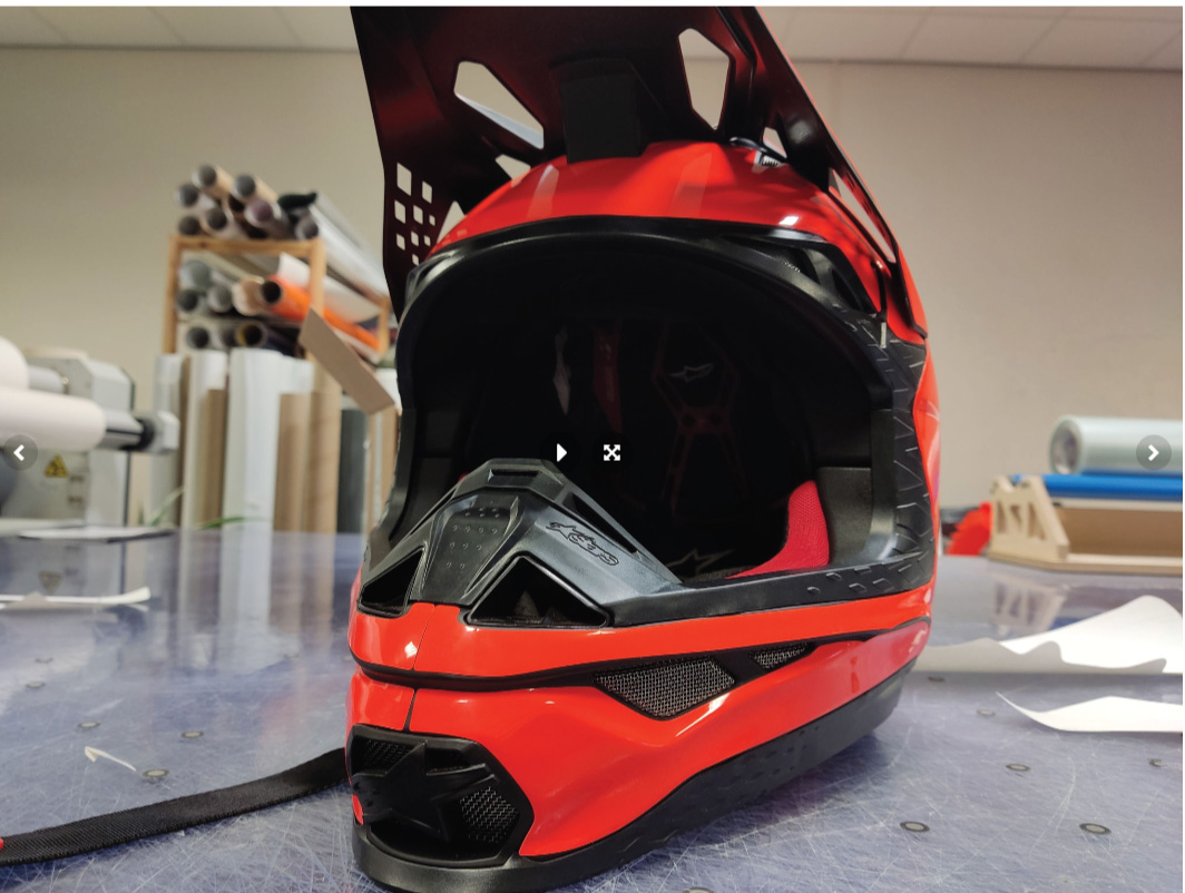 Premium MX helmet wraps Australia Aussie style :: Motoxart ::1