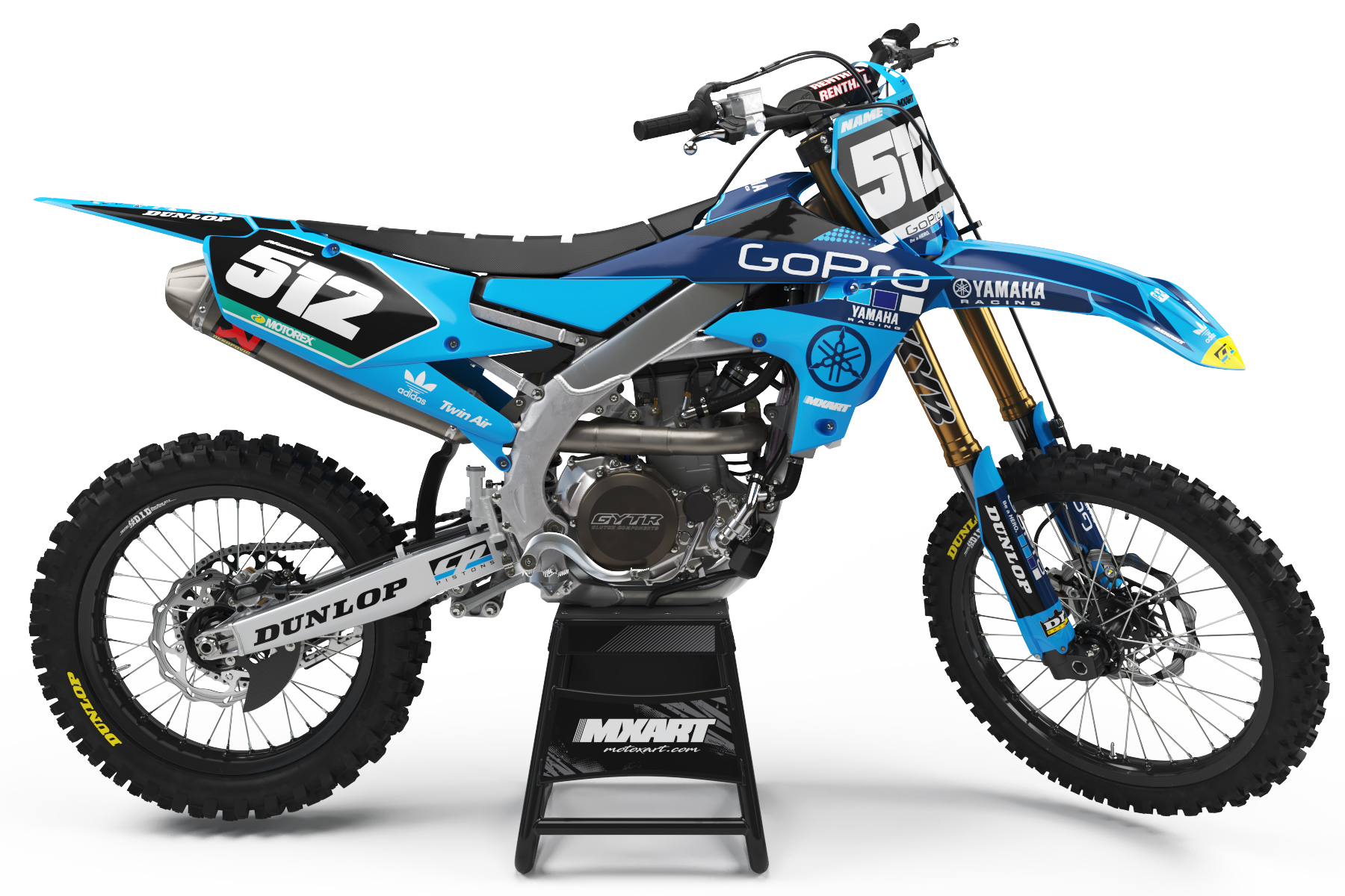 Premium quality YAMAHA motocross graphics \