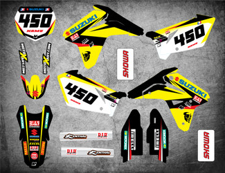 Suzuki Custom MX graphics / stickers :: Motoxart Premium Decals