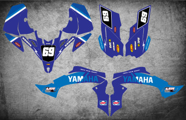 Yamaha YFZ graphics kits Australia, premium quality and free shipping on all Yamaha quad ATV sticker kits in Australia.