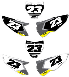 Husqvarna SHADES style number plate graphics $79.90 - $99.90