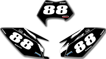 Custom Number Plate Decals Husaberg