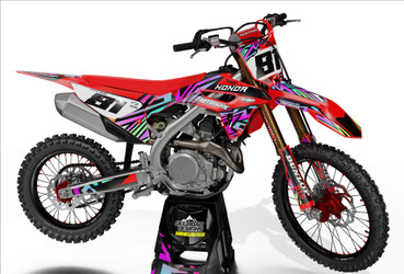 CRF 150 CLOVER style full Sticker Kit