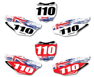 Premium Honda Number plate stickers / graphics :: Mxart