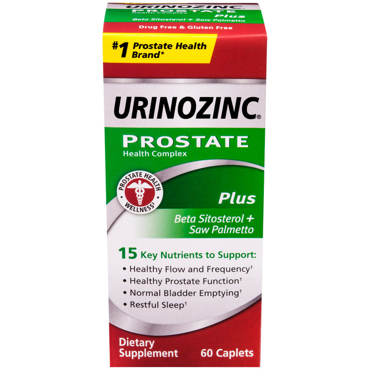 Urinozinc Pro-Flo Plus Prostate Health Complex, Caplets, 60 ea