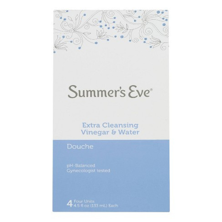 Summer's Eve Extra Cleansing Vinegar and Water Douche - 4ct