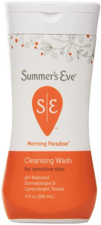 Summer's Eve Feminine Wash Sensitive Skin Morning Paradise 9 oz