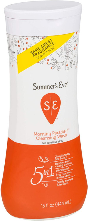 Summer's Eve Cleansing Wash | Morning Paradise | 15 Ounce