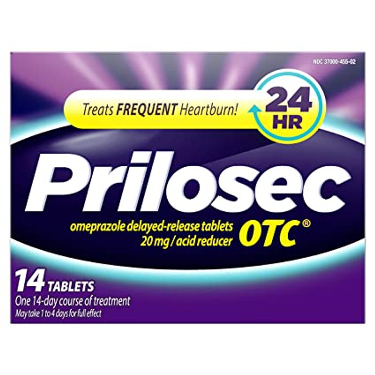 PRILOSEC TABLETS 20 MG OTC , 1 14-DAY COURSE OF TREATMENT