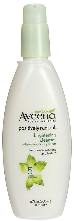Aveeno Active Naturals Positively Radiant Cleanser, 6.7 Ounce