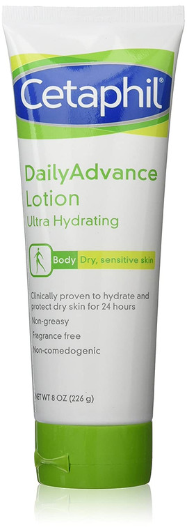 Cetaphil DailyAdvance Ultra Hydrating Lotion for Dry/Sensitive Skin, 8 Ounce