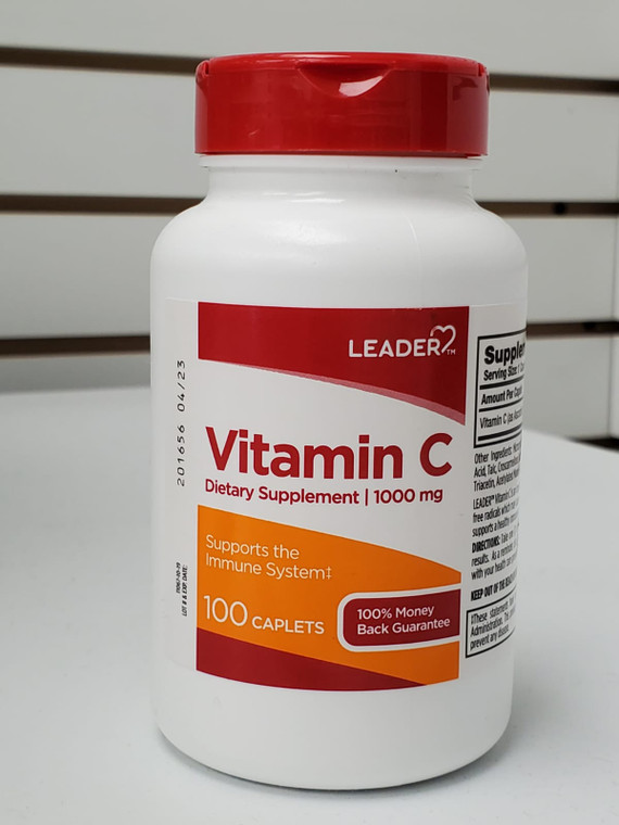 Leader Vitamin C 1000 mg dietary supplement 100 count