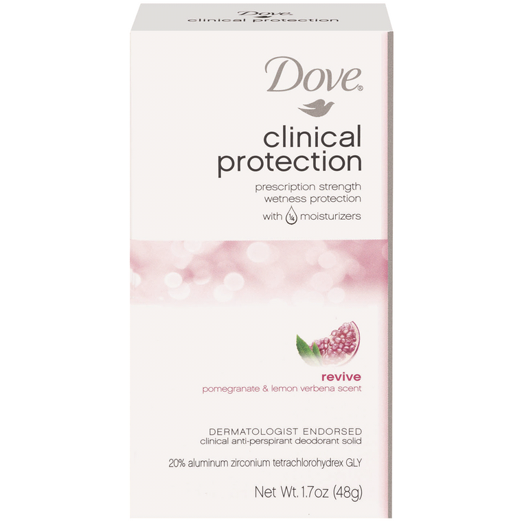 Dove Clinical Protection Antiperspirant Deodorant, Revive, 1.7 Oz