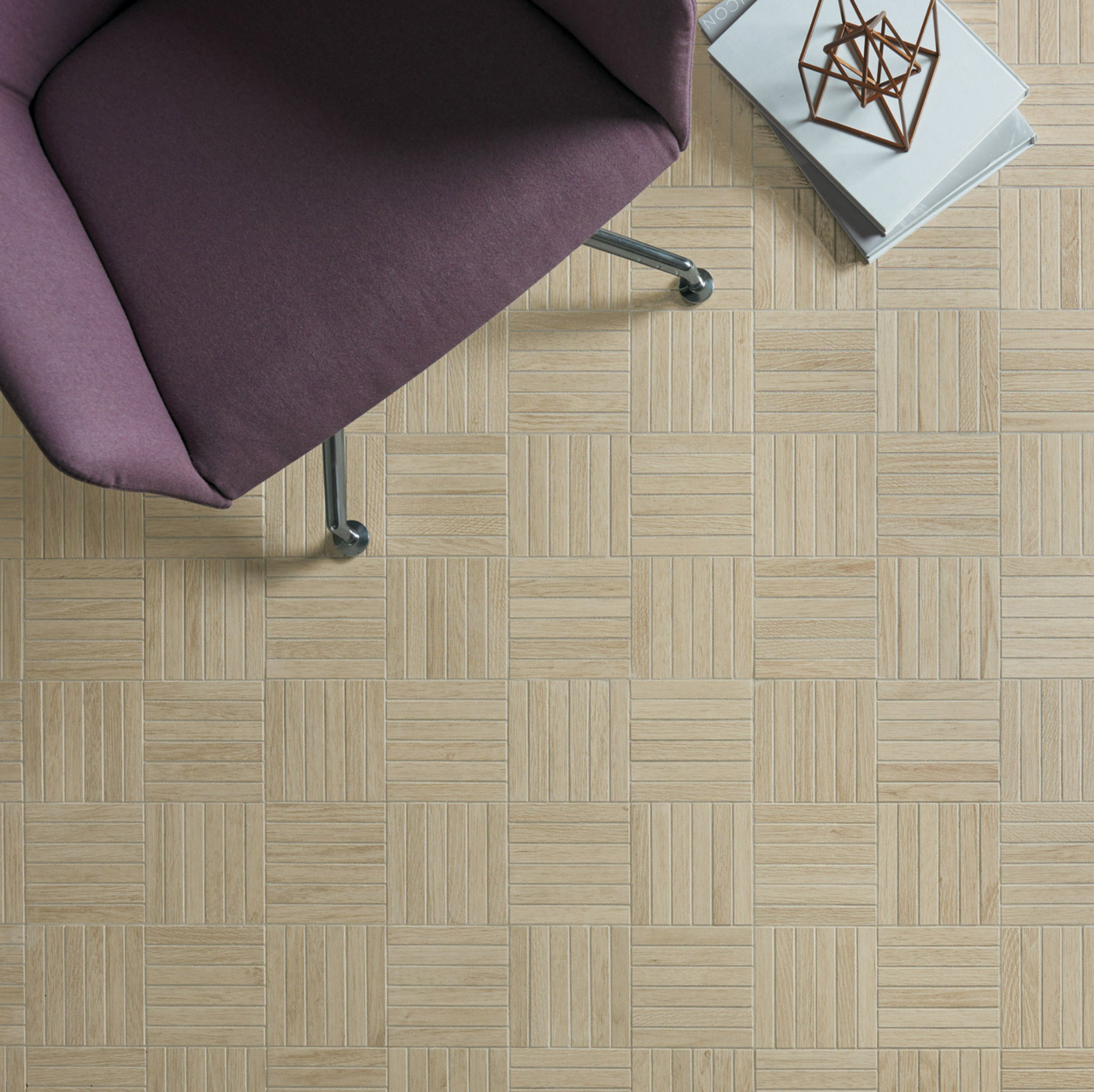 United Tile Company Crossville Nest Joyous Oak And Olive 1x6