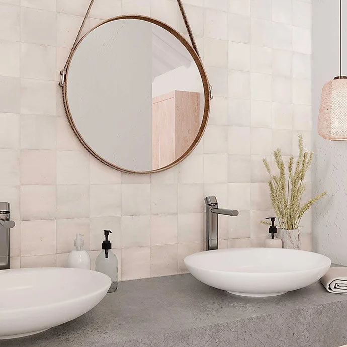 Z COLLECTION ZELLIJ PLAZA SATIN 5" X 5" Contract Furnishings Mart CFM