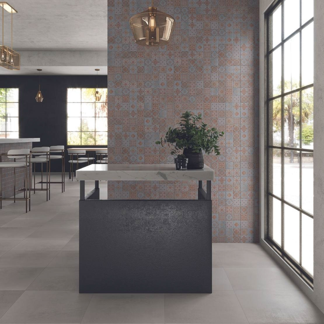 Daltile Moroccan Concrete Matte Hexagon 1.5 - 12x10 | Tile