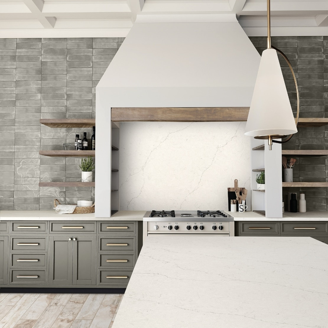 Daltile Mesmerist Glossy Undulated 3x12 | Tile